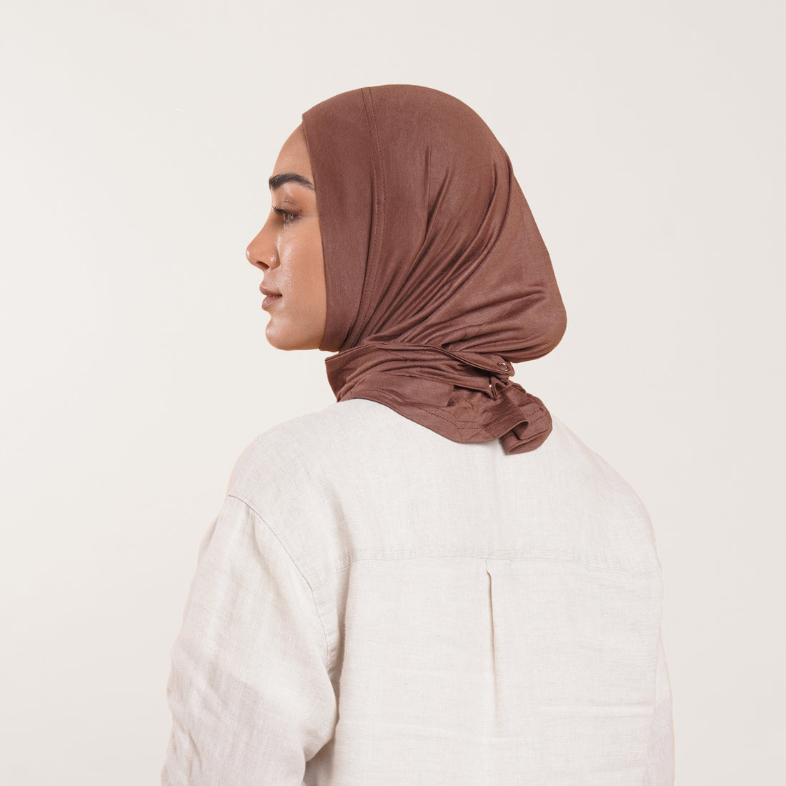 Easy wear Hijab (Tabaki) - Chocolate Brown