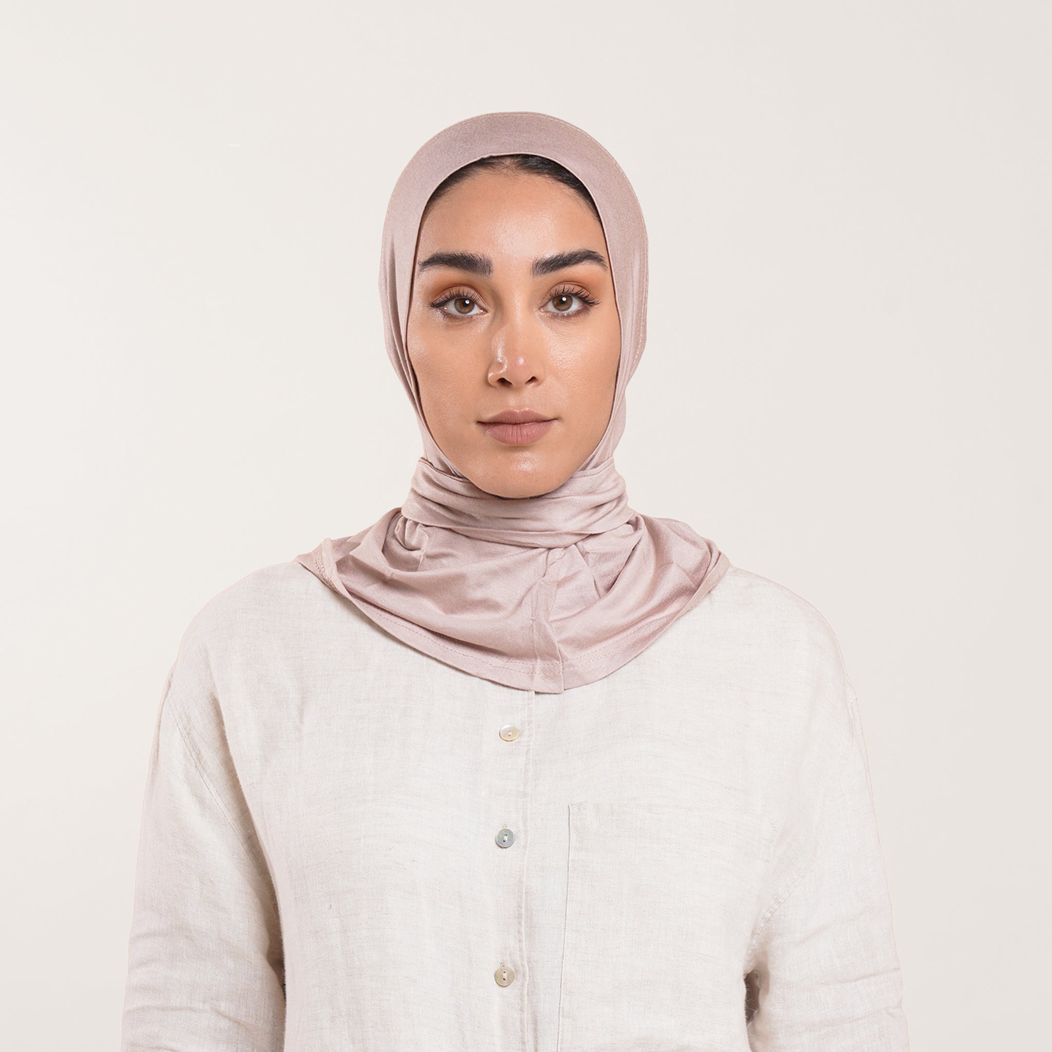 Easy wear Hijab (Tabaki) - Blush Beige