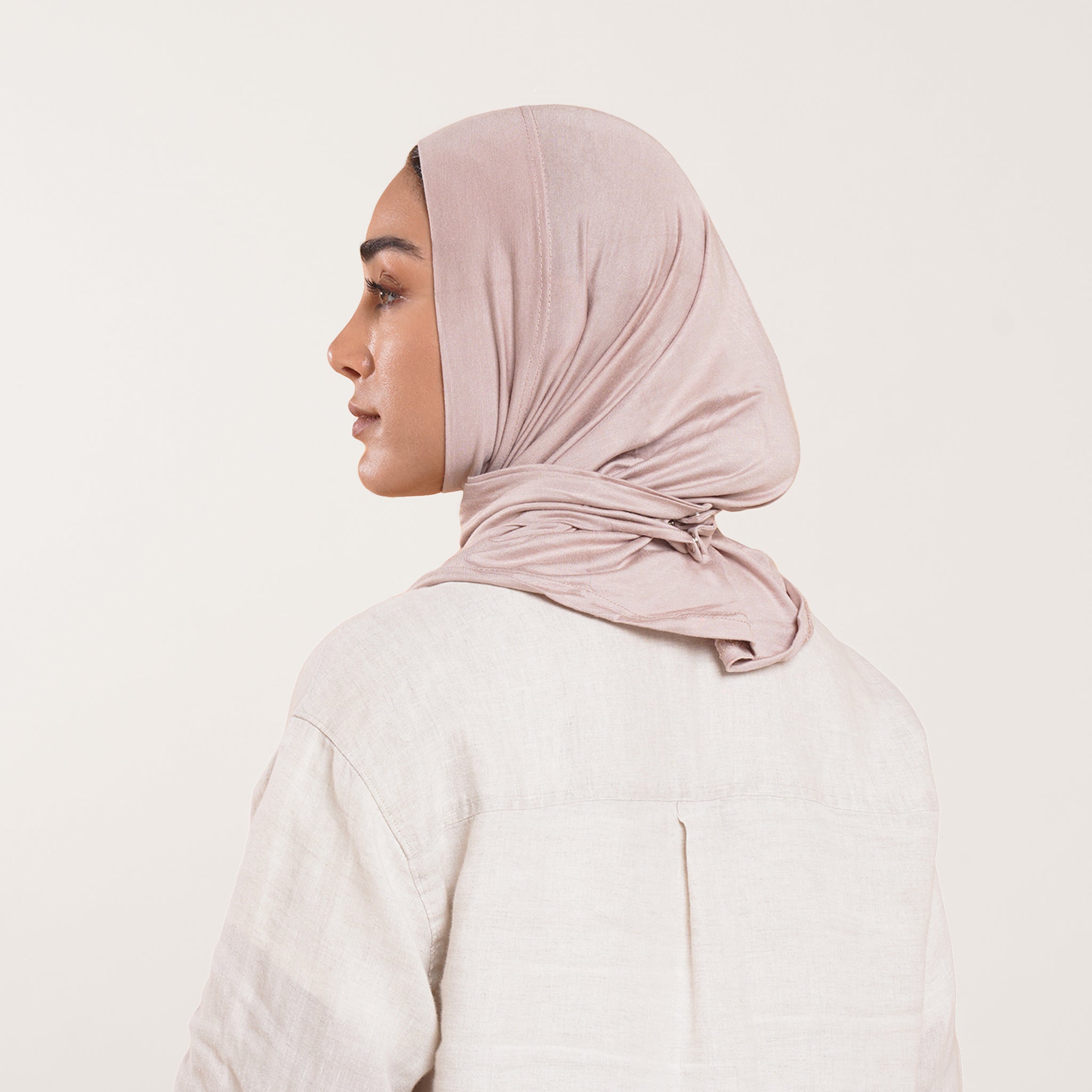 Easy wear Hijab (Tabaki) - Blush Beige