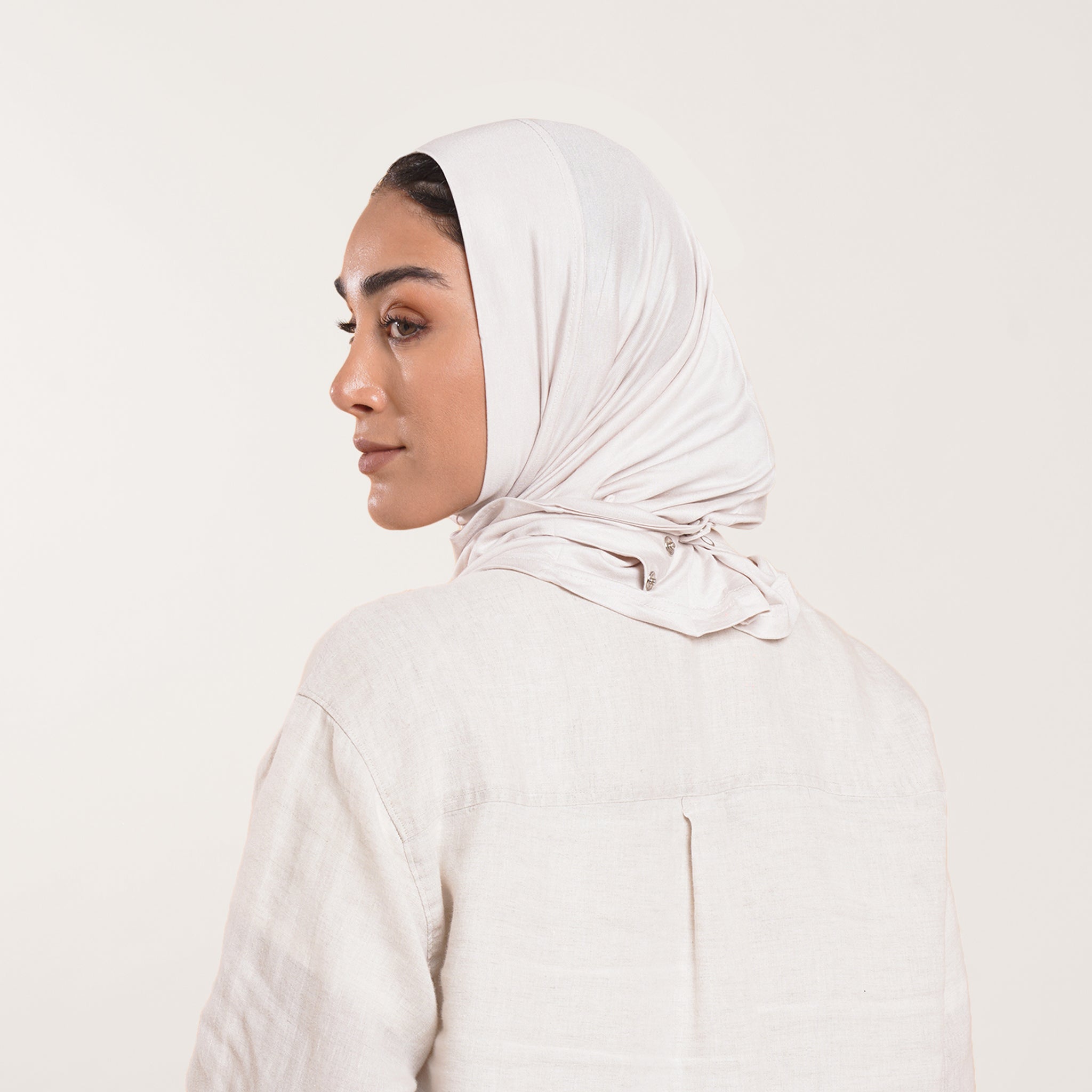 Easy wear Hijab (Tabaki) - Ivory