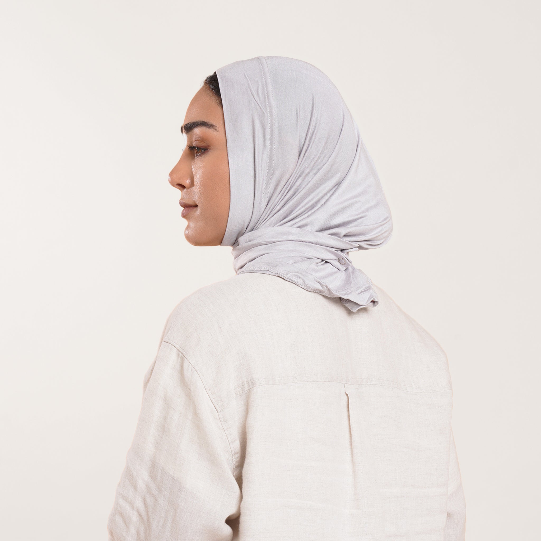 Easy wear Hijab (Tabaki) - Soft Grey