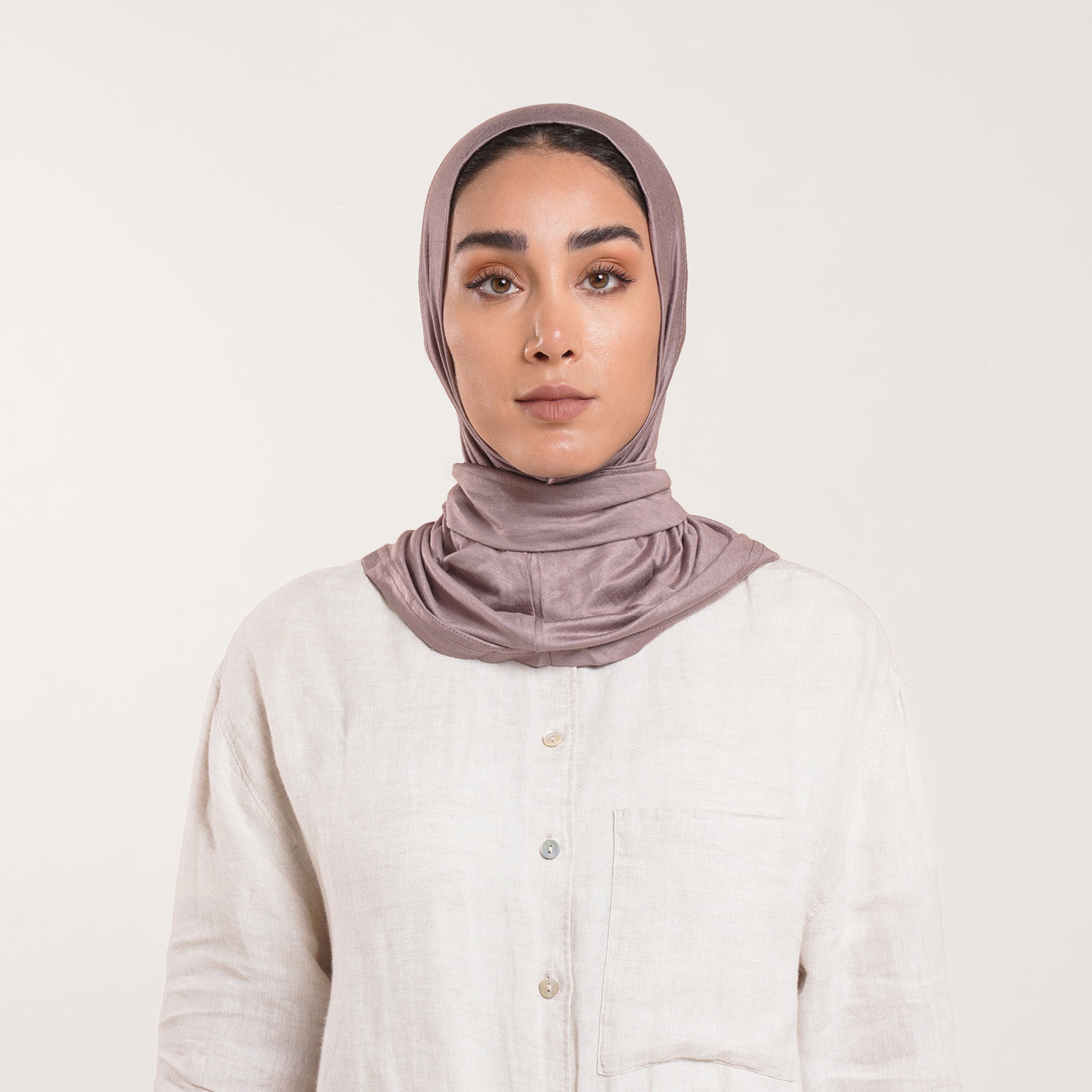 Easy wear Hijab (Tabaki) - Muted Rose Taupe