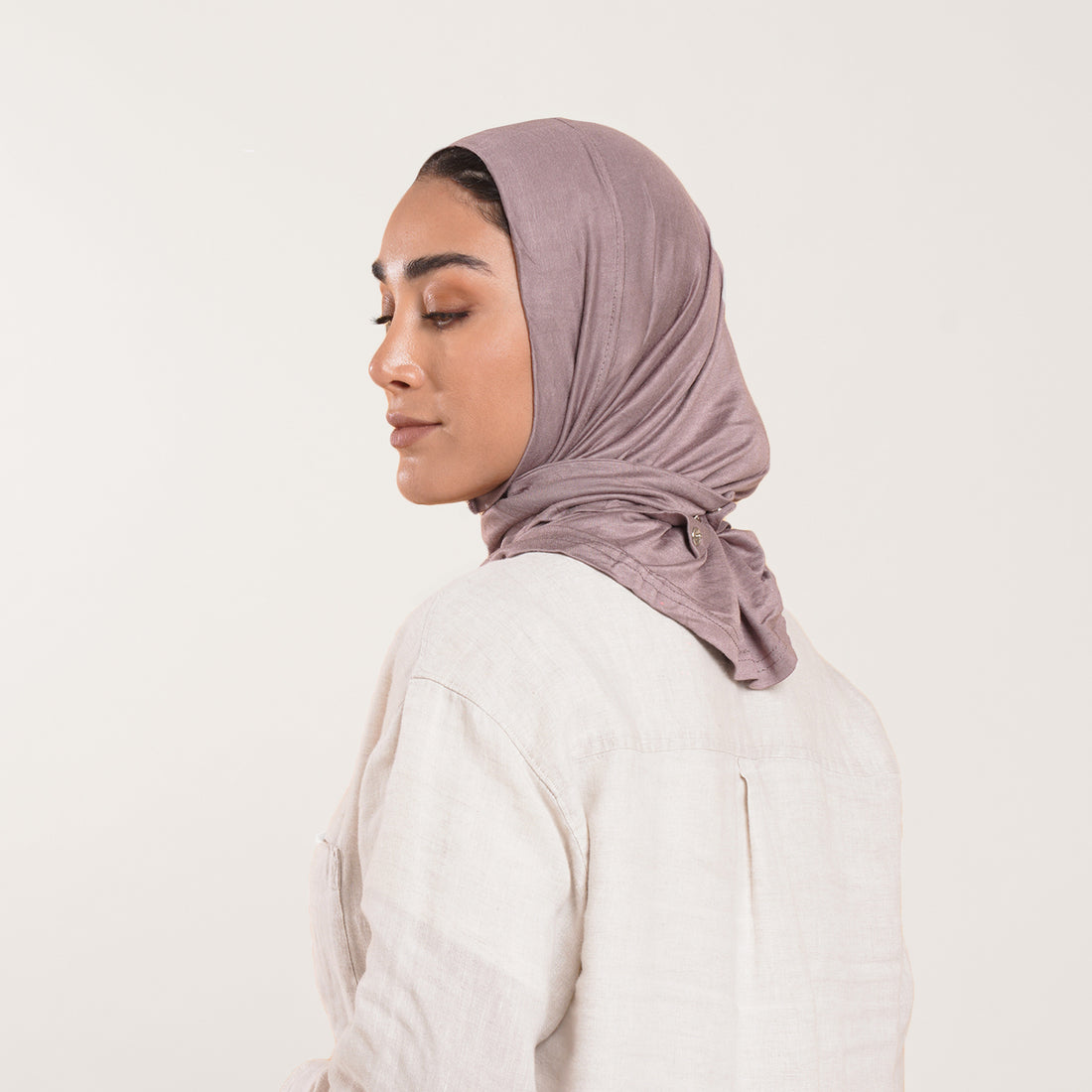 Easy wear Hijab (Tabaki) - Muted Rose Taupe