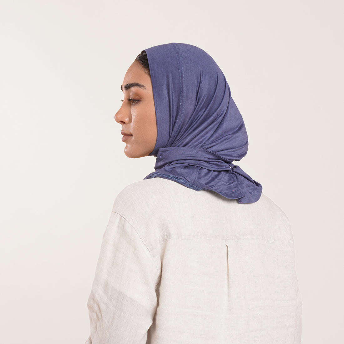 Easy wear Hijab (Tabaki) - Dusty Periwinkle