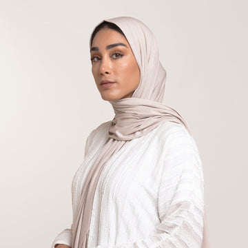 CC Malmal Jersey Hijab - Blush Linen
