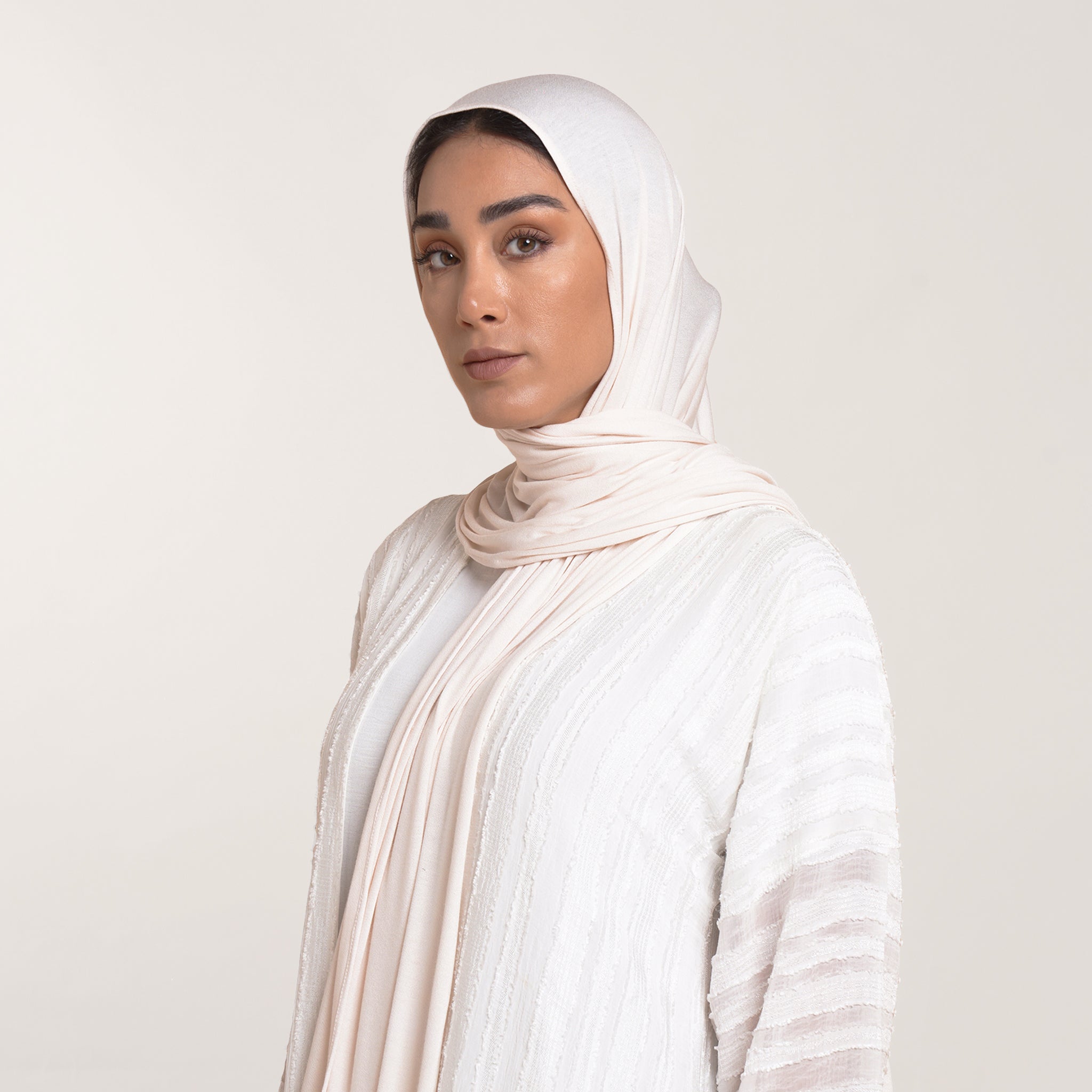CC Malmal Jersey Hijab - Cream Blush