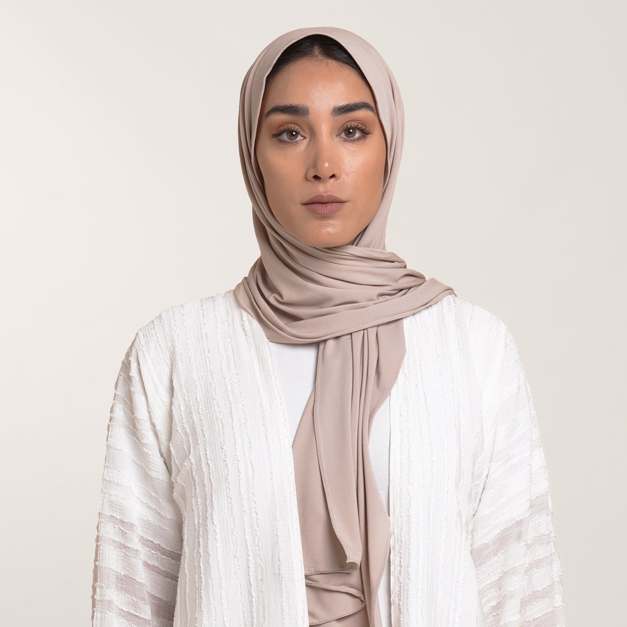 CC Malmal Jersey Hijab - Beige