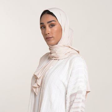CC Malmal Jersey Hijab - Cream