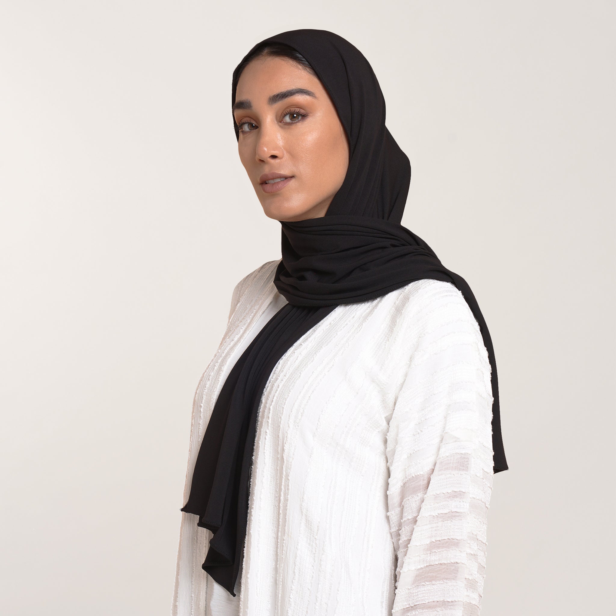 CC Malmal Jersey Hijab - Black