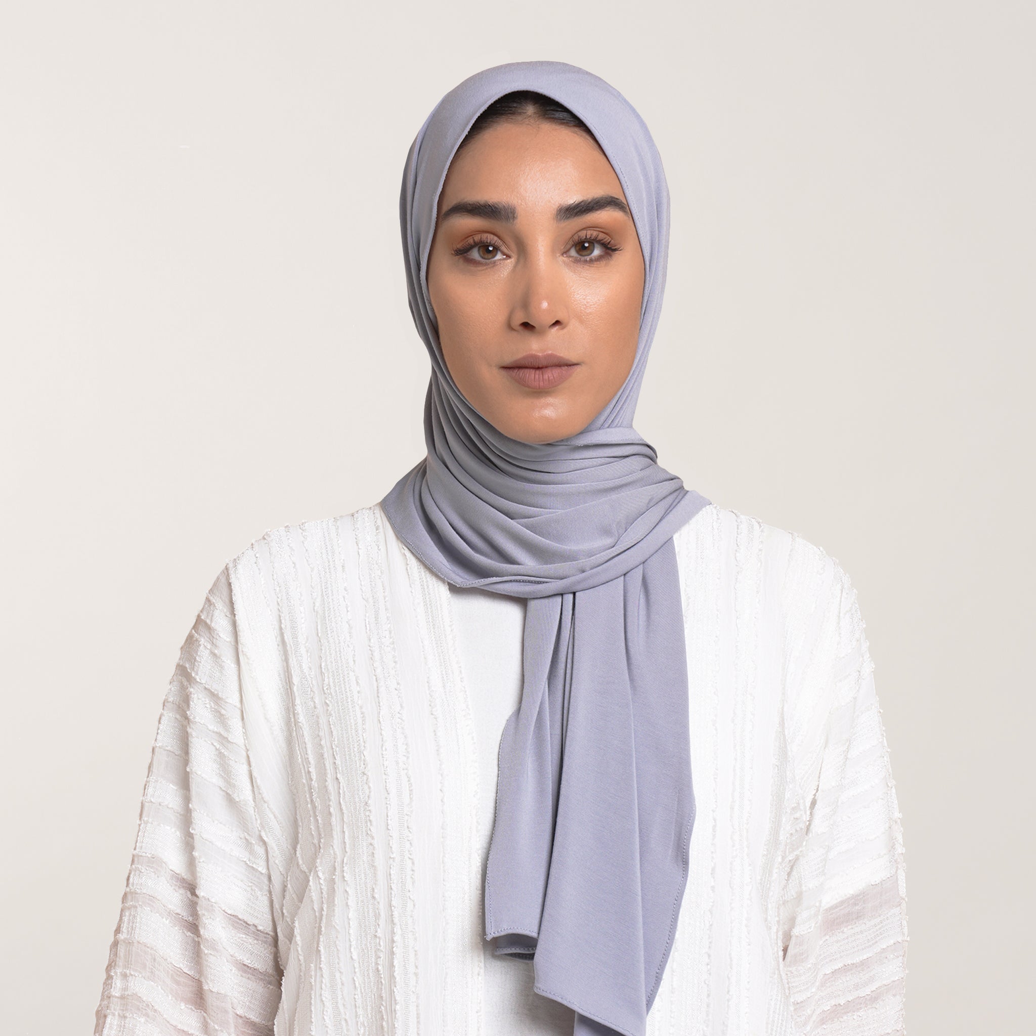 CC Malmal Jersey Hijab - Cool Gray