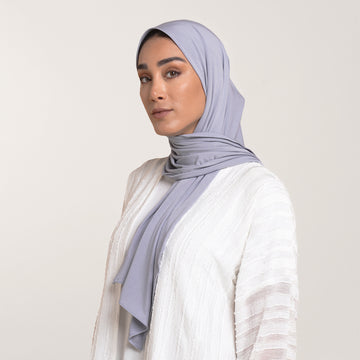 CC Malmal Jersey Hijab - Cool Gray