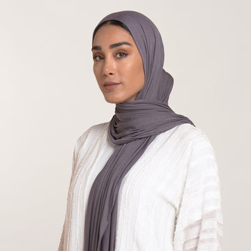 CC Malmal Jersey Hijab - Taupe Gray