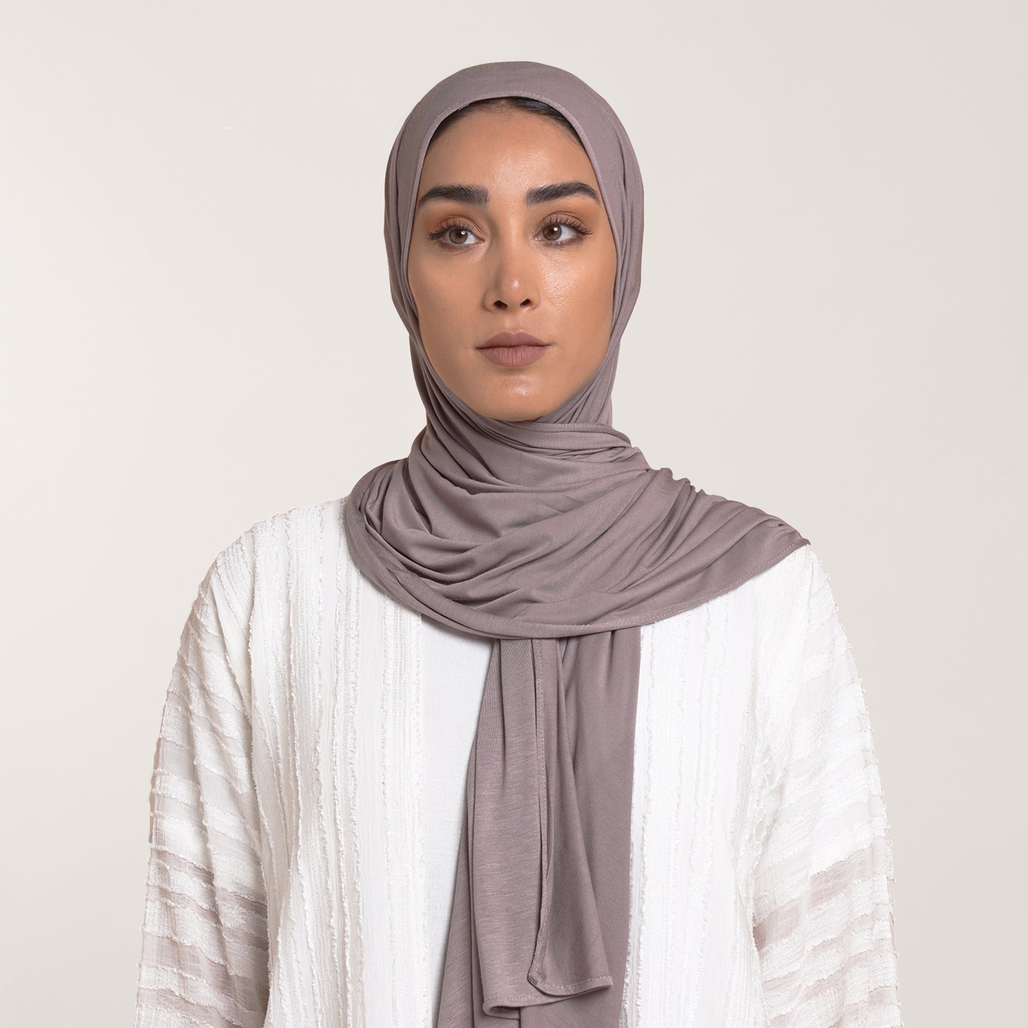 CC Malmal Jersey Hijab - Mushroom