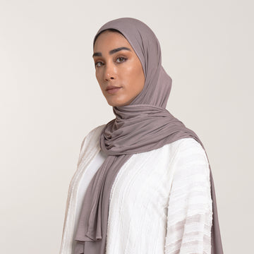 CC Malmal Jersey Hijab - Mushroom