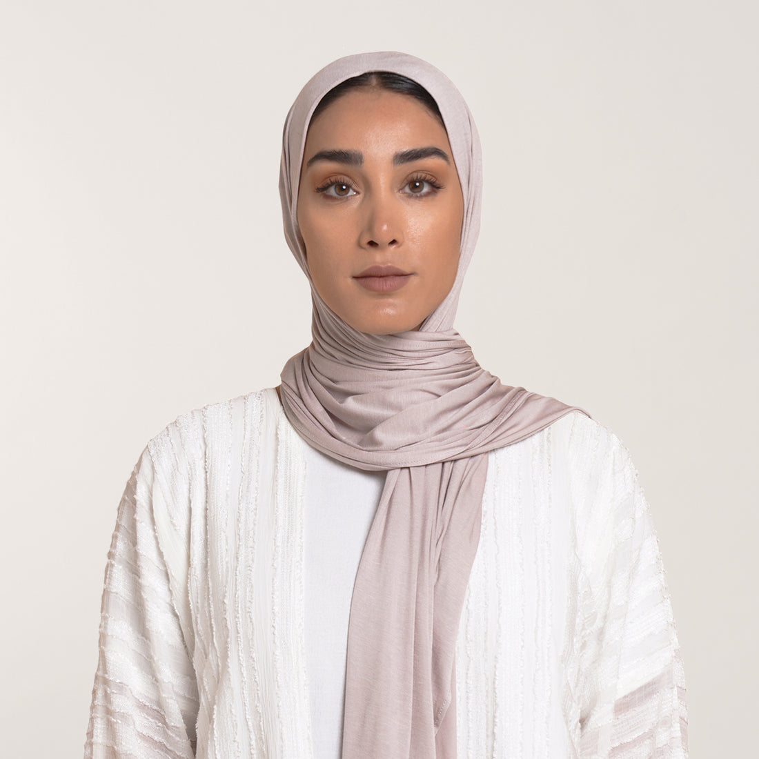 CC Malmal Jersey Hijab - Pale Taupe