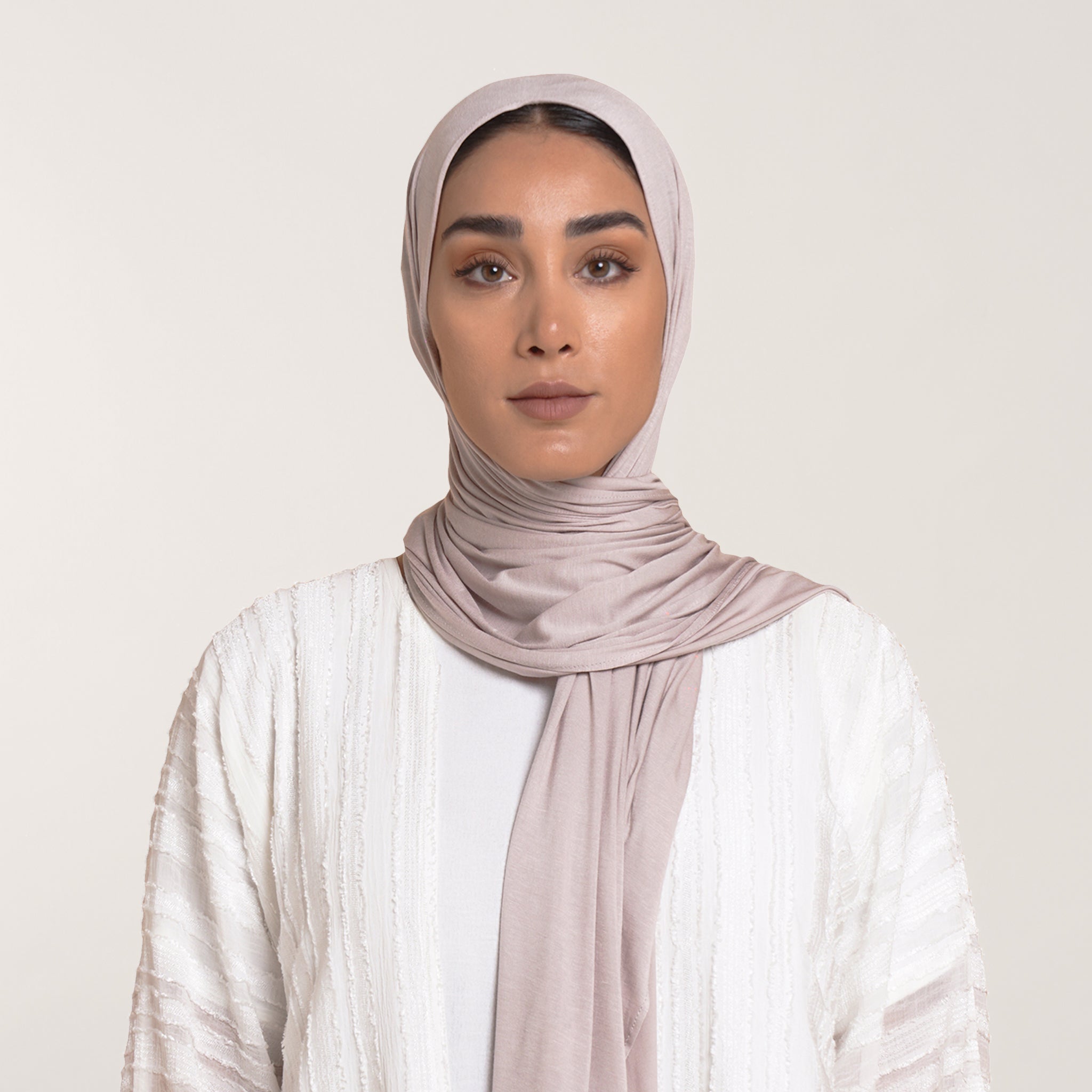CC Malmal Jersey Hijab - Pale Taupe