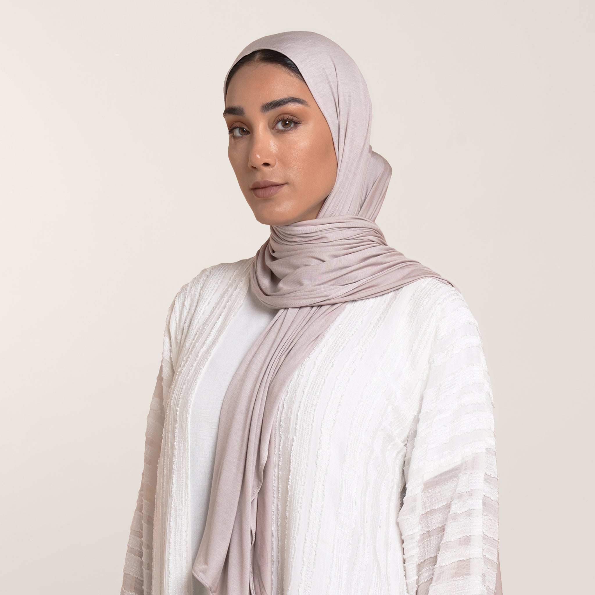 CC Malmal Jersey Hijab - Pale Taupe