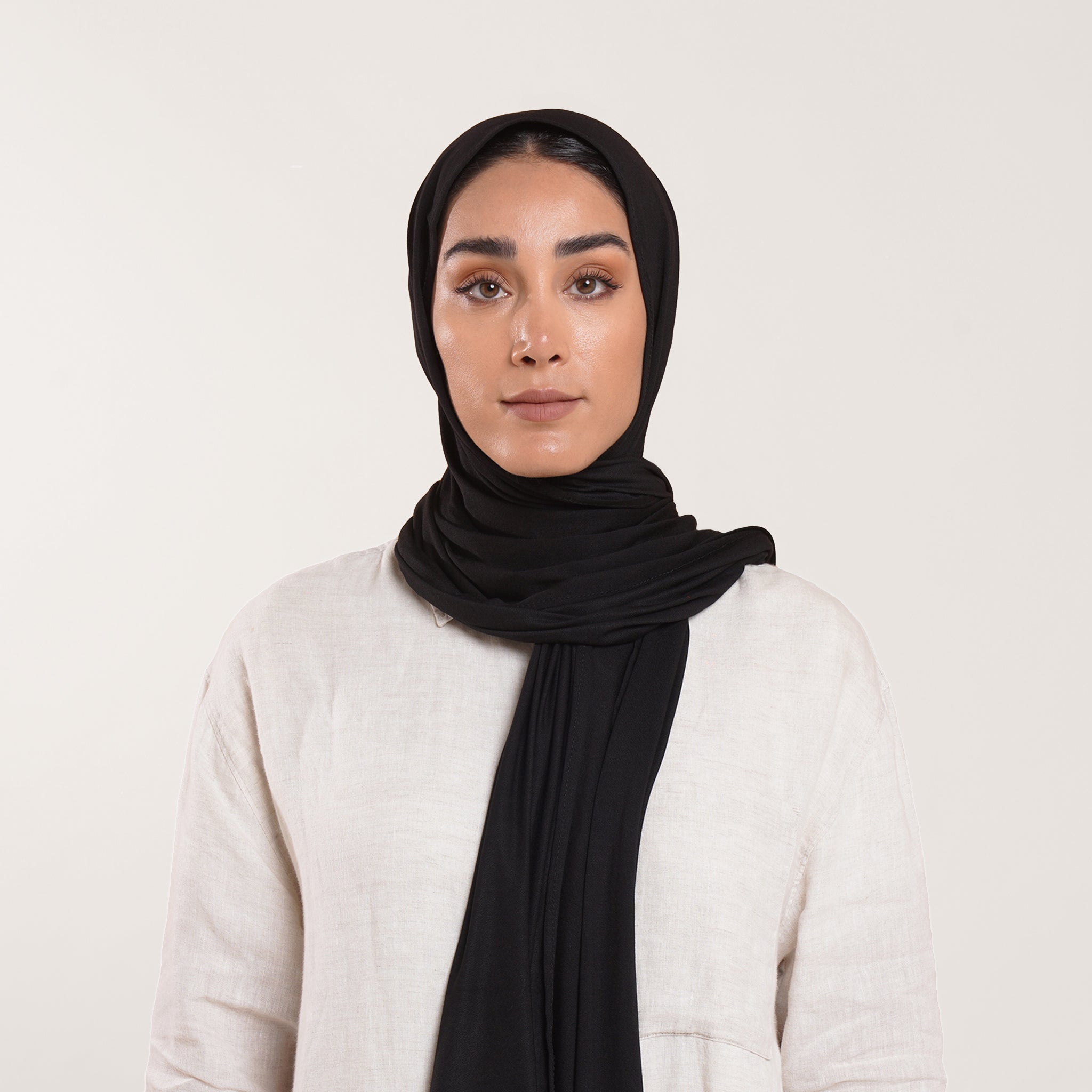 MalMal Cotton Hijab - Classic Black