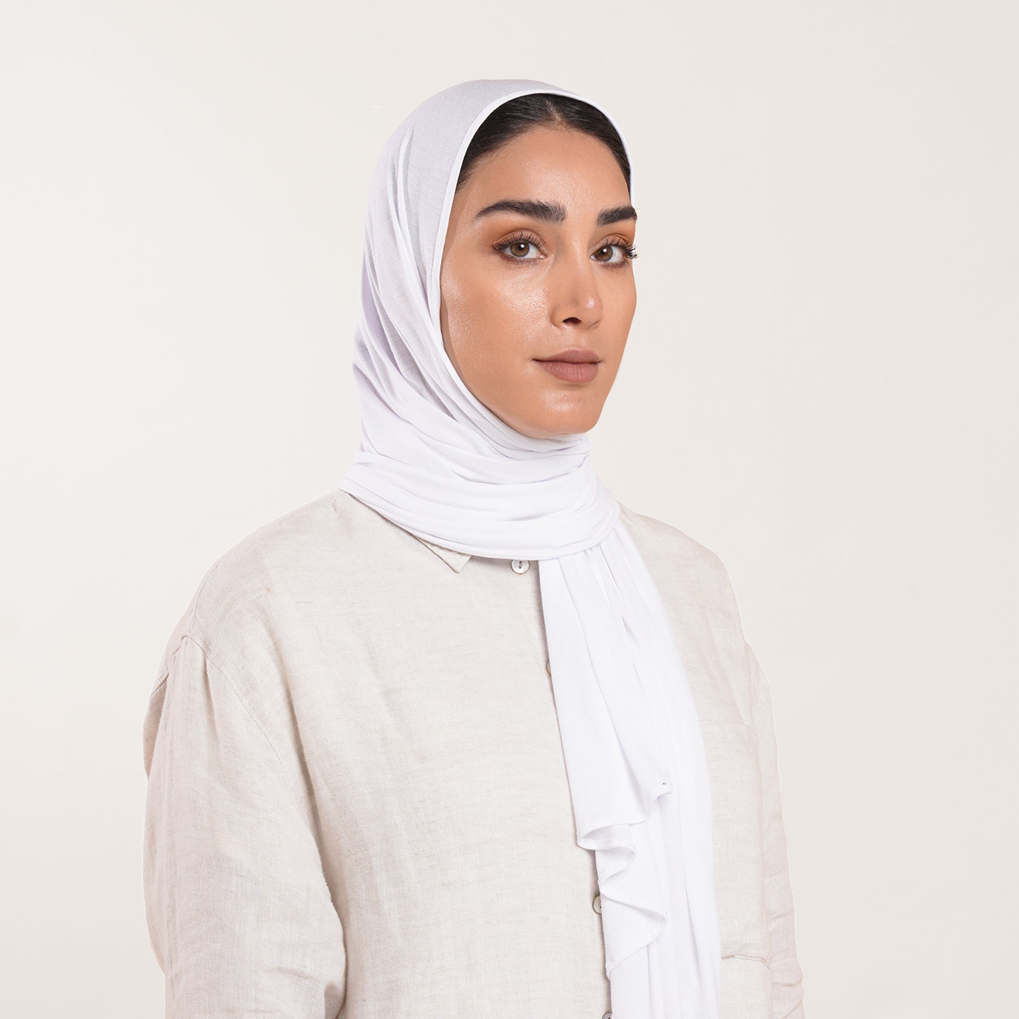 Modal Baby Hijab - Snow White