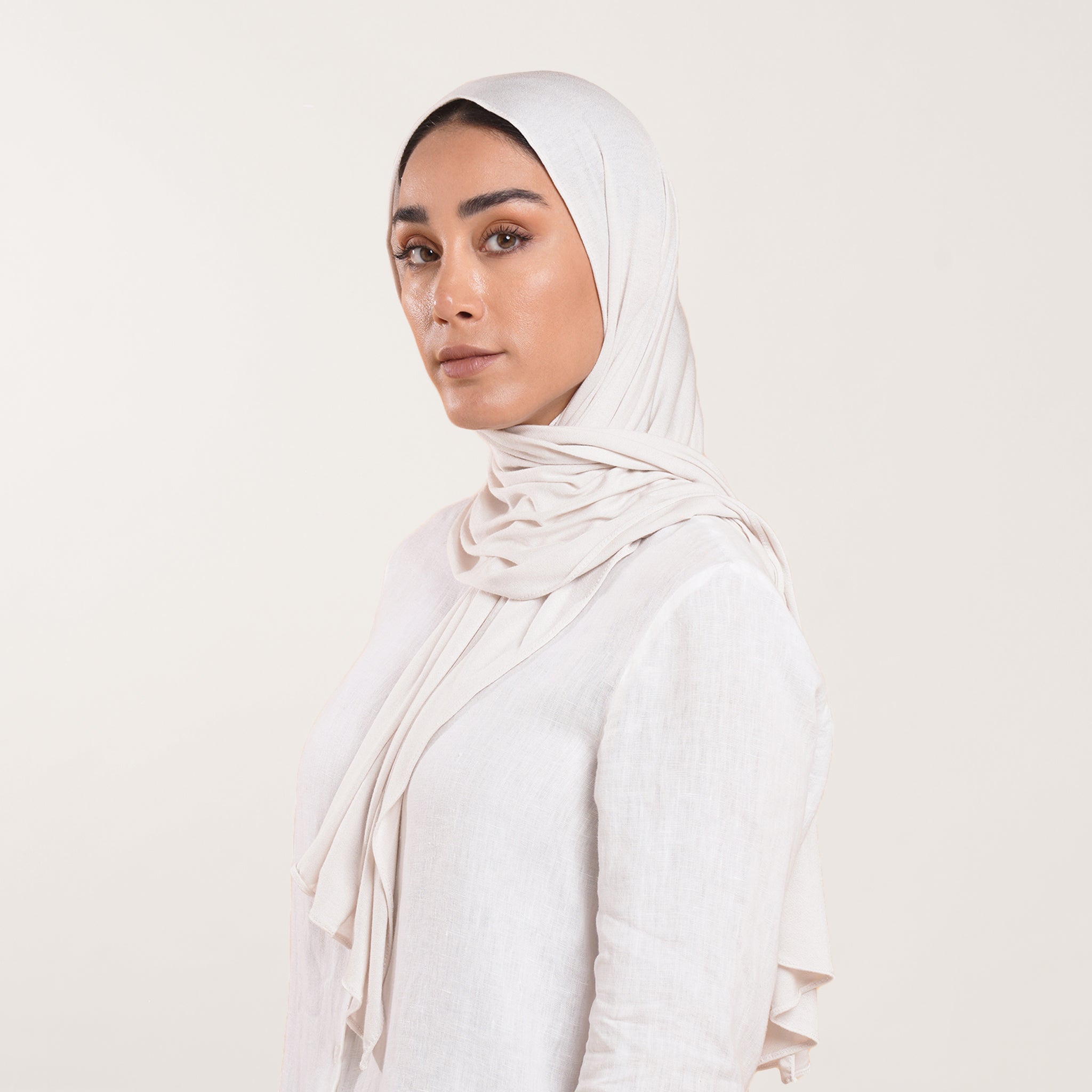 CC Malmal Baby Hijab - Soft Ivory