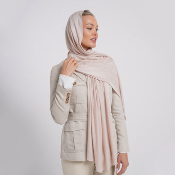 Hijab Jackard - Blush Pink