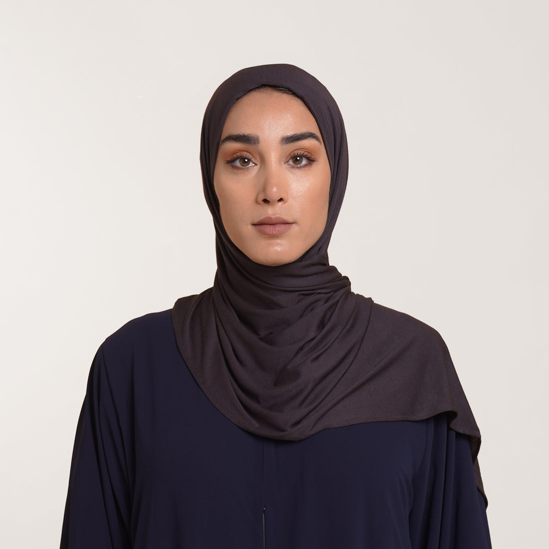 CC Malmal folded Hijab(Chafsa) -Deep Espresso Brown