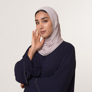 CC Malmal folded Hijab(Chafsa) - Blush Taupe
