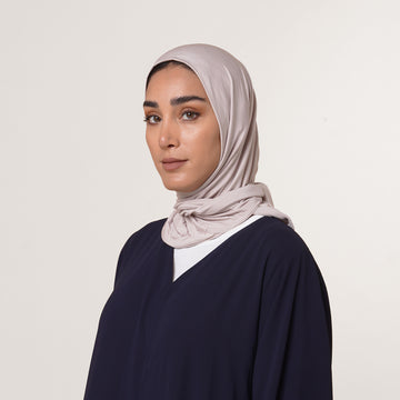 Modal Tie-back Instant Hijab - Dusty Blush Beige