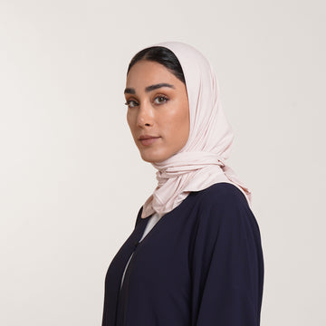 Modal Tie-back Instant Hijab - Blush Beige