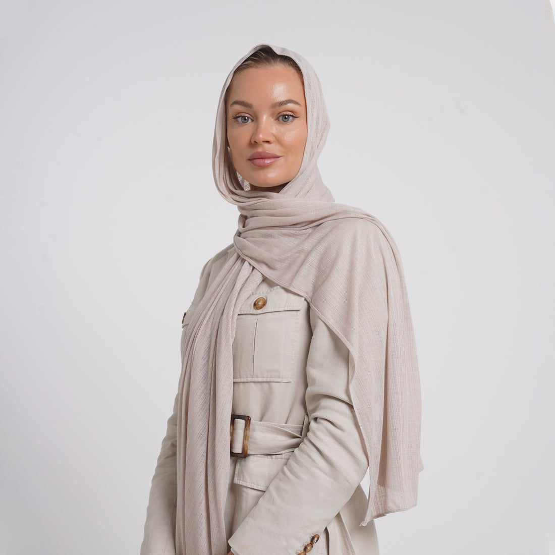 Lulua Lady Hijab - Warm Sand Beige