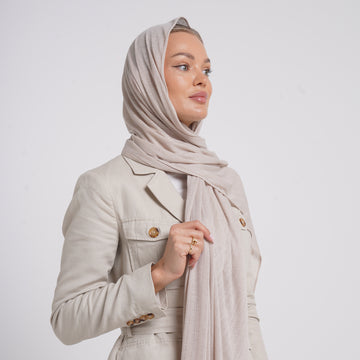 Lulua Lady Hijab - Warm Sand Beige