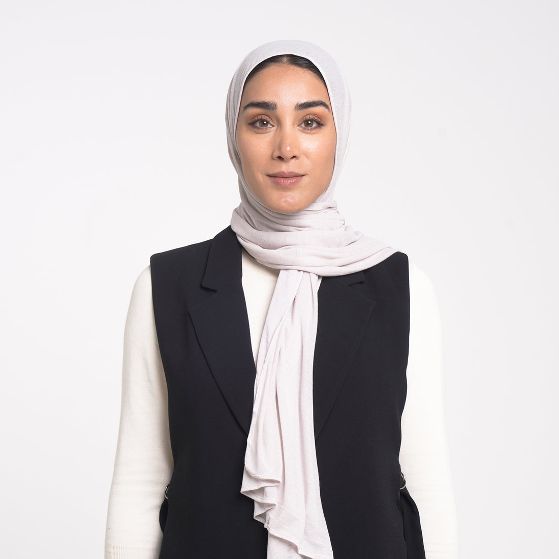Turkish Cotton Hijab - Soft Pearl Blush