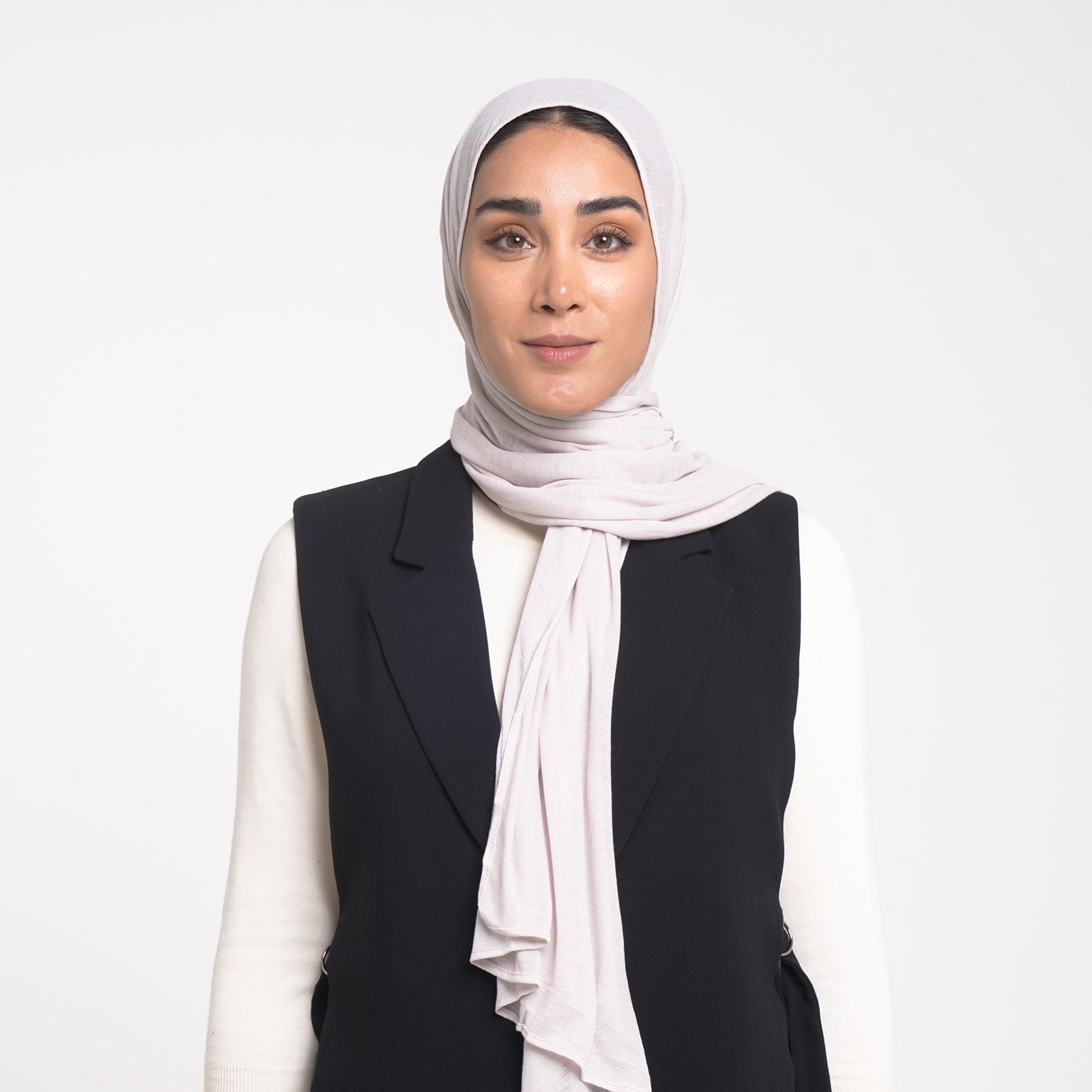 Turkish Cotton Hijab - Soft Pearl Blush