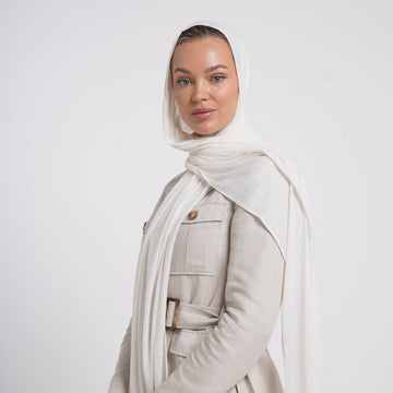 Lulua Lady Hijab - Ivory