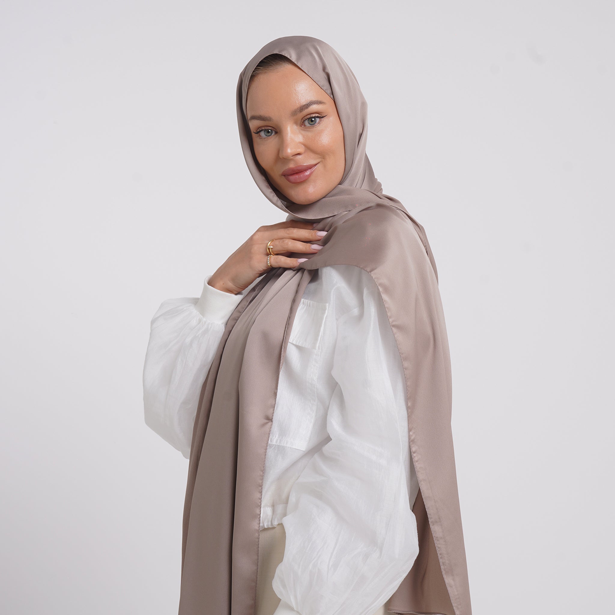 Premium Chiffon Esarp - Mauve