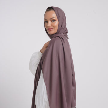 Premium Chiffon Esarp - Plum
