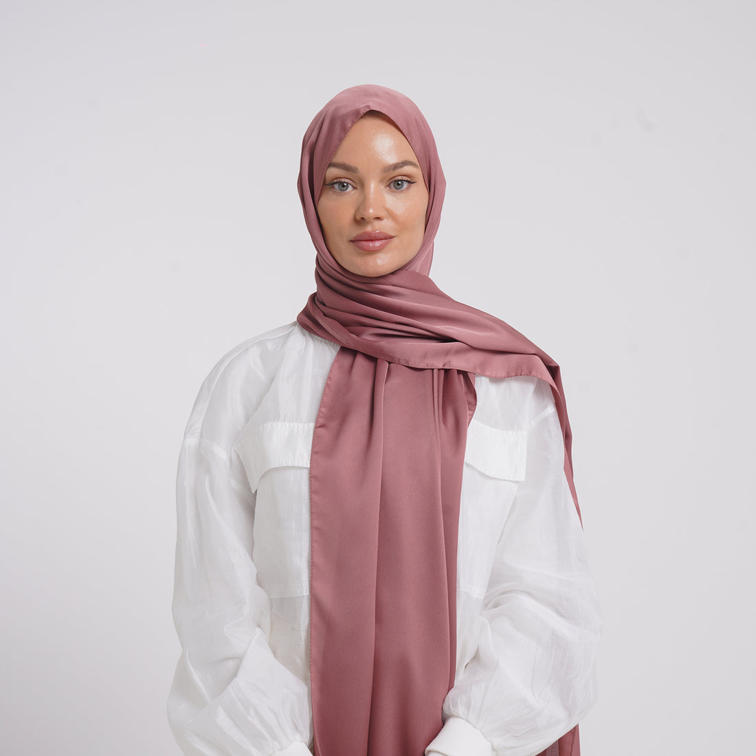 Premium Chiffon Esarp - Dusty Pink