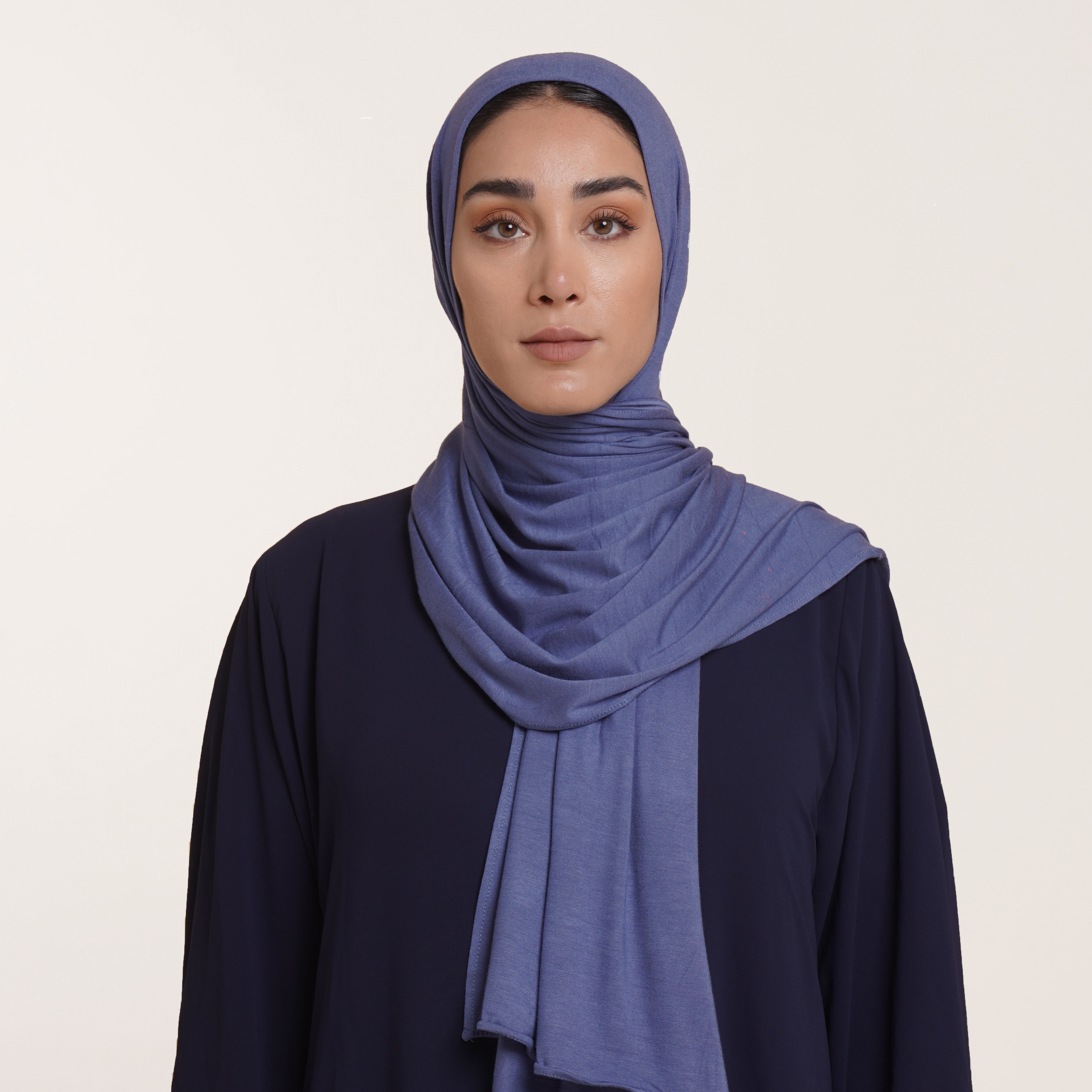 Premium Jersey Hijab - Blue