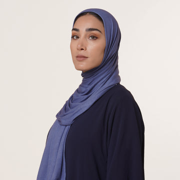Premium Jersey Hijab - Blue