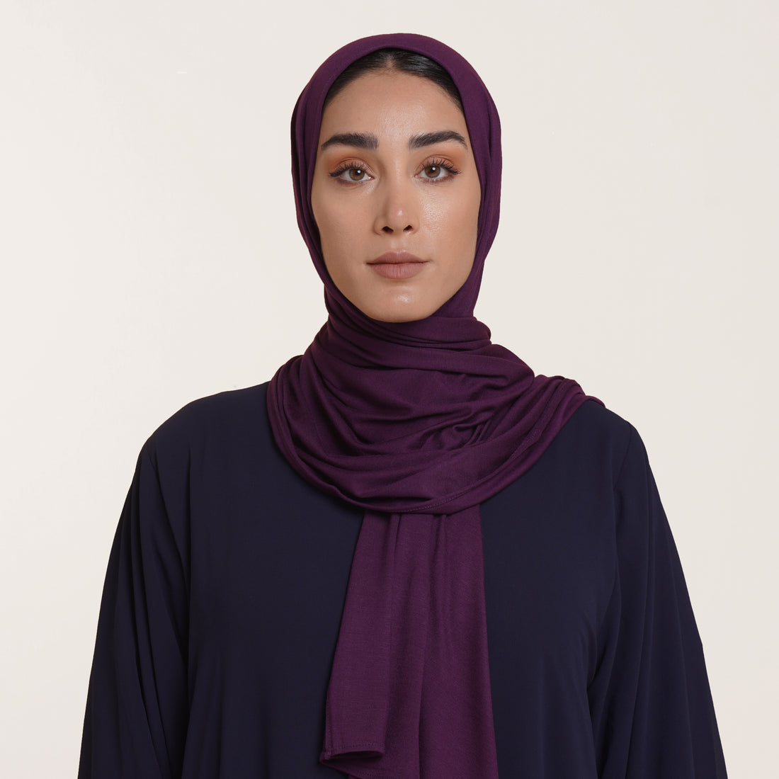 Premium Jersey Hijab - Plum