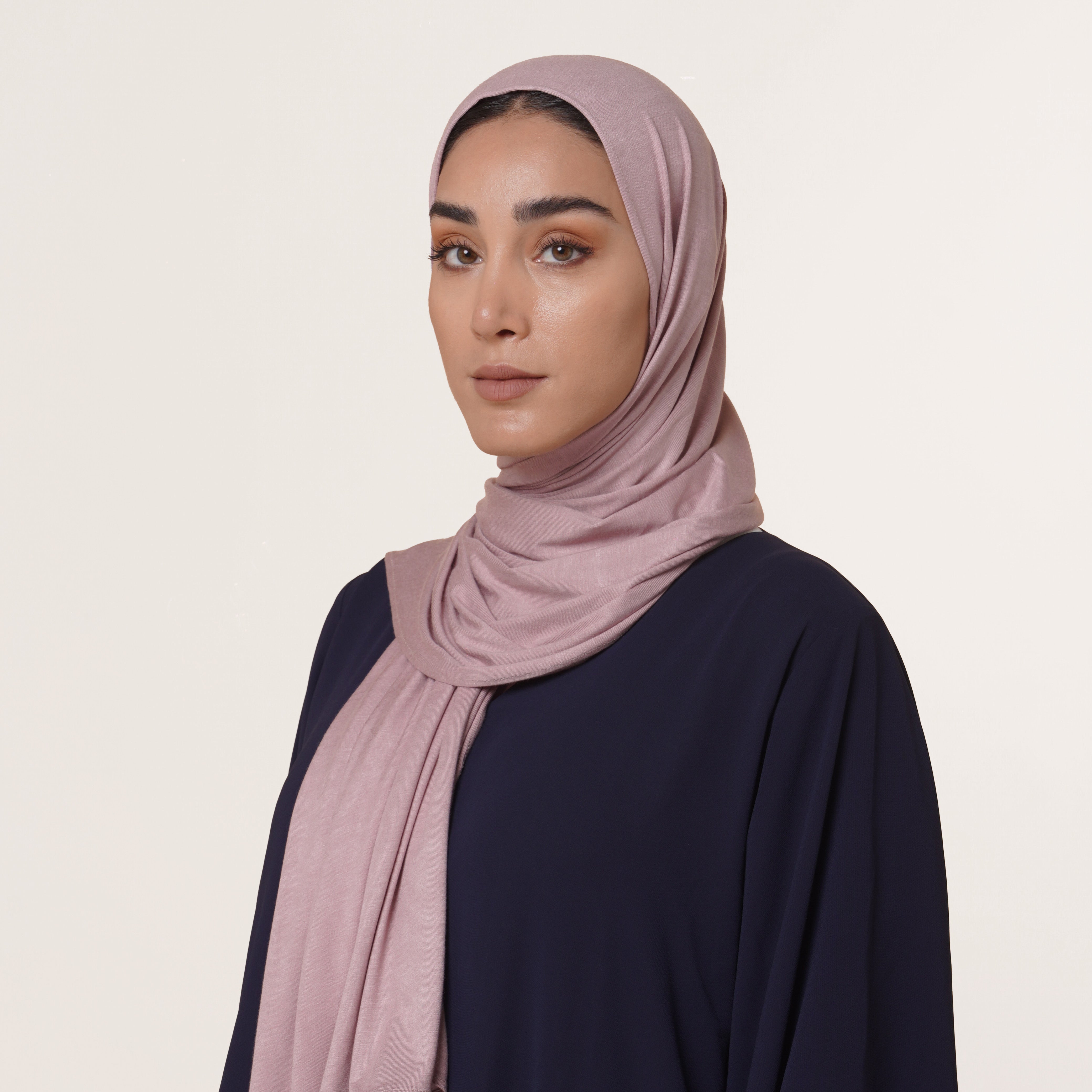 Premium Jersey Hijab - Dusty Rose