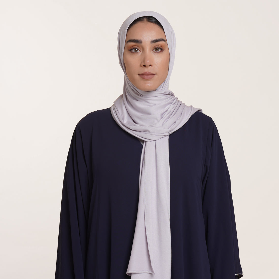 Premium Jersey Hijab - Cool Light Grey