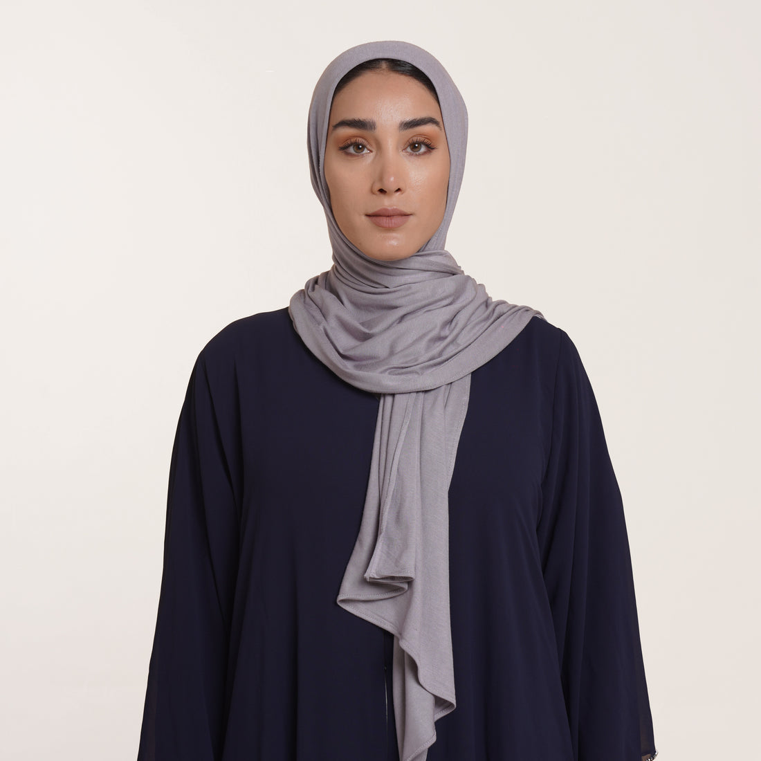 Premium Jersey Hijab - Cool Grey