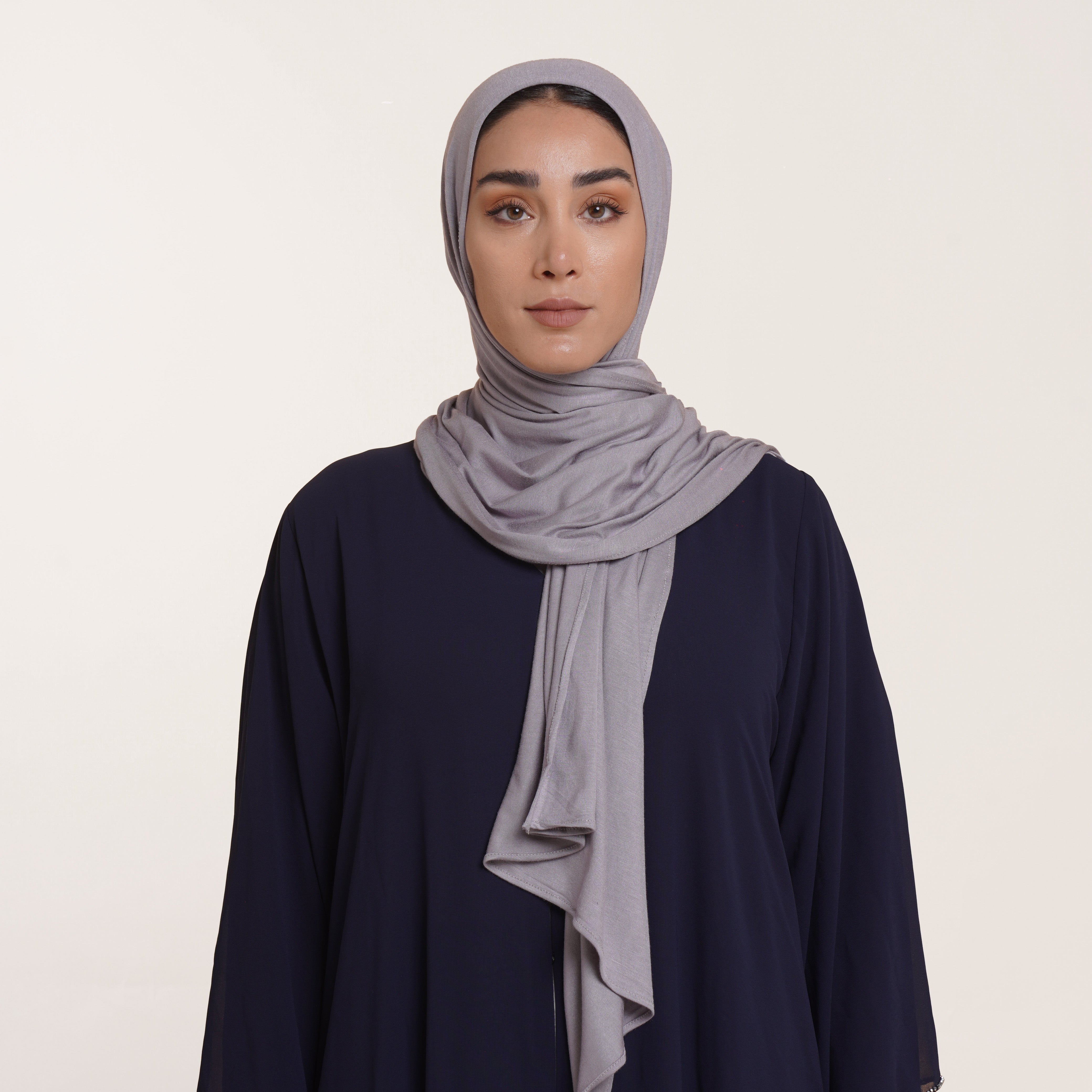 Premium Jersey Hijab - Cool Grey
