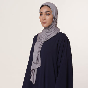 Premium Jersey Hijab - Cool Grey