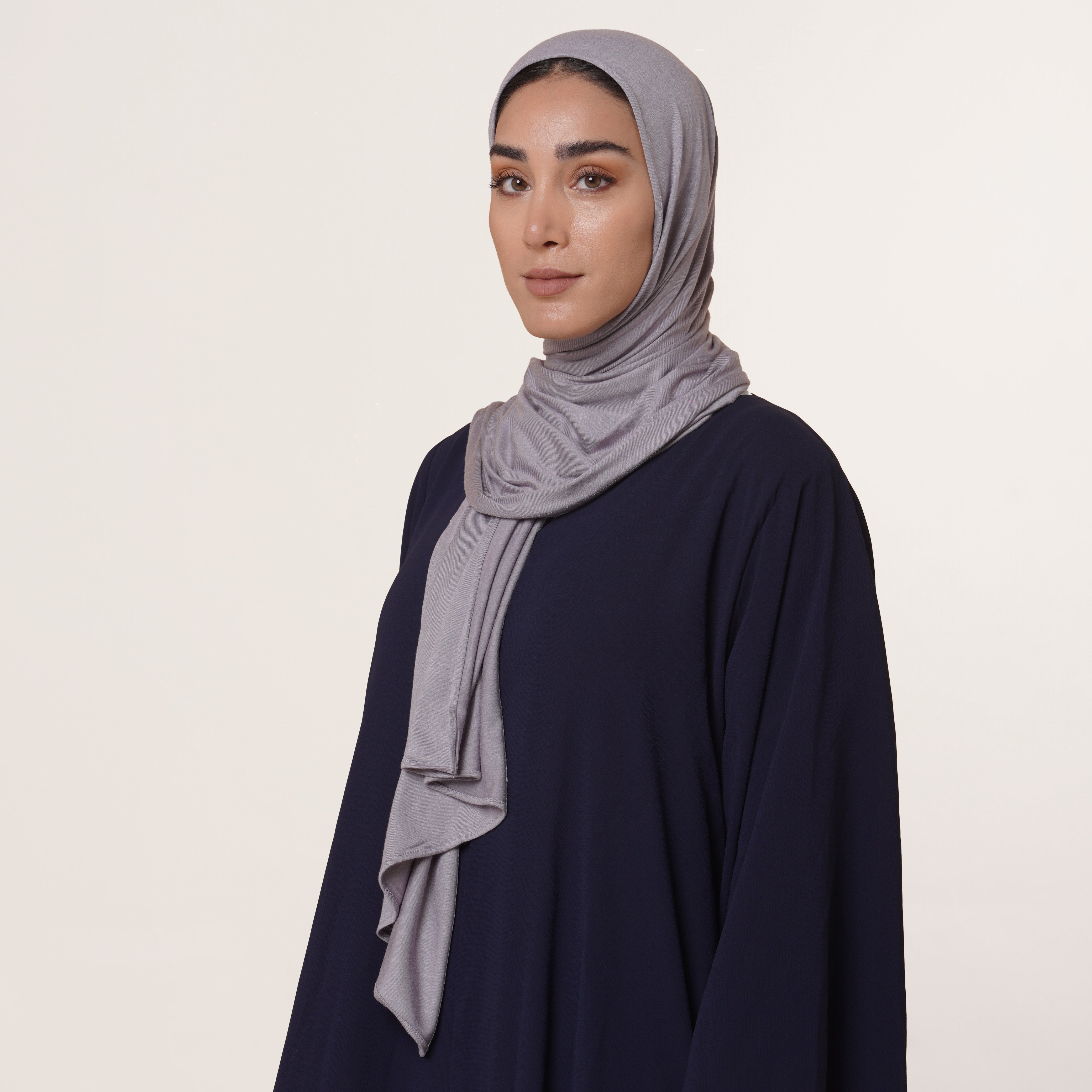Premium Jersey Hijab - Cool Grey