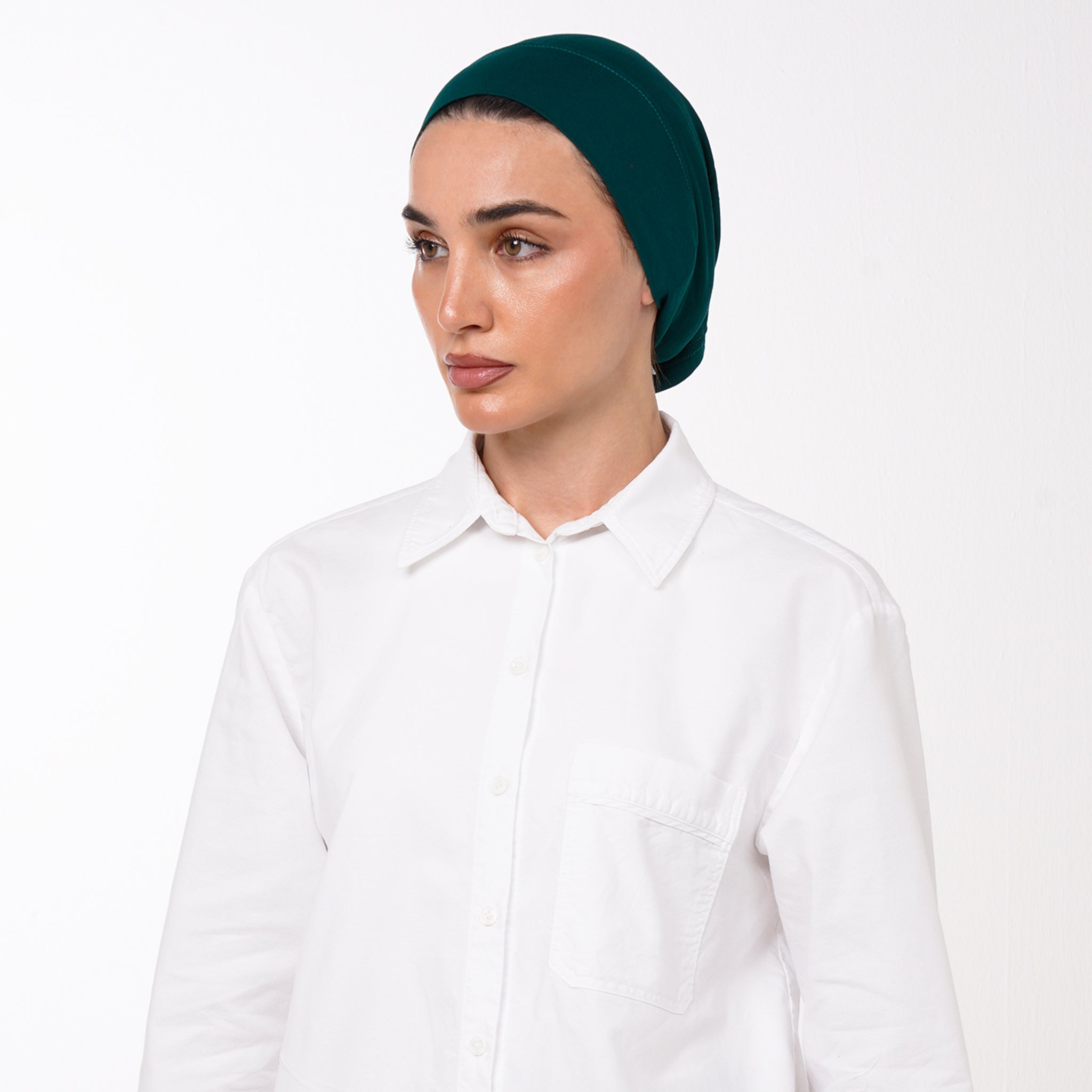 Classic Inner Bonnet - Teal Green