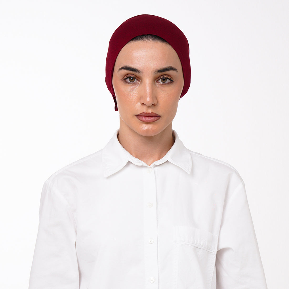 Classic Inner Bonnet - Deep Red
