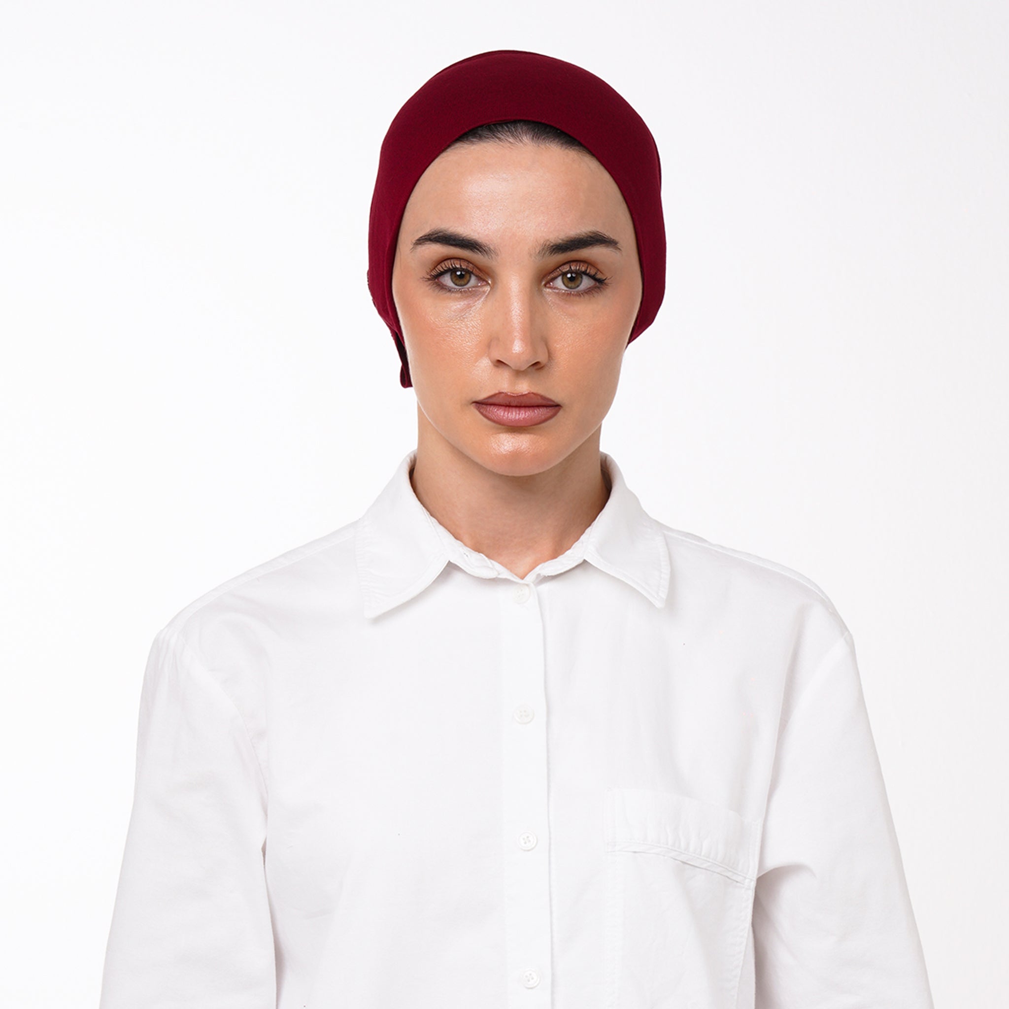 Classic Inner Bonnet - Deep Red