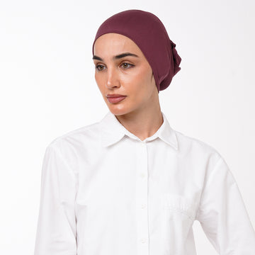 Classic Inner Bonnet - Dusty Rose Wine